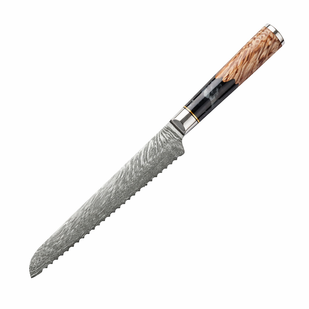 Tidal Black – 8" Bread Knife