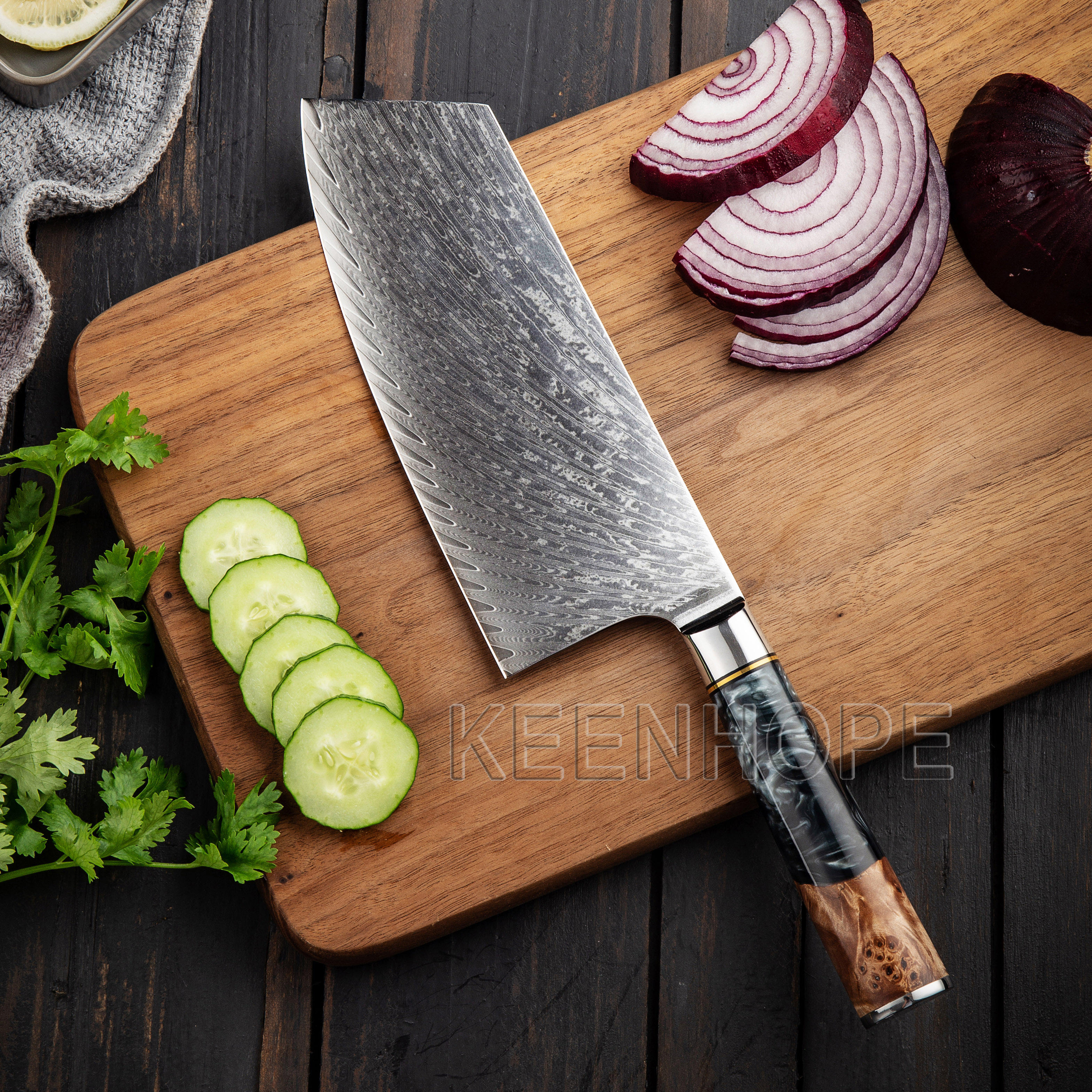 Tidal Black – 7" Cleaver Knife