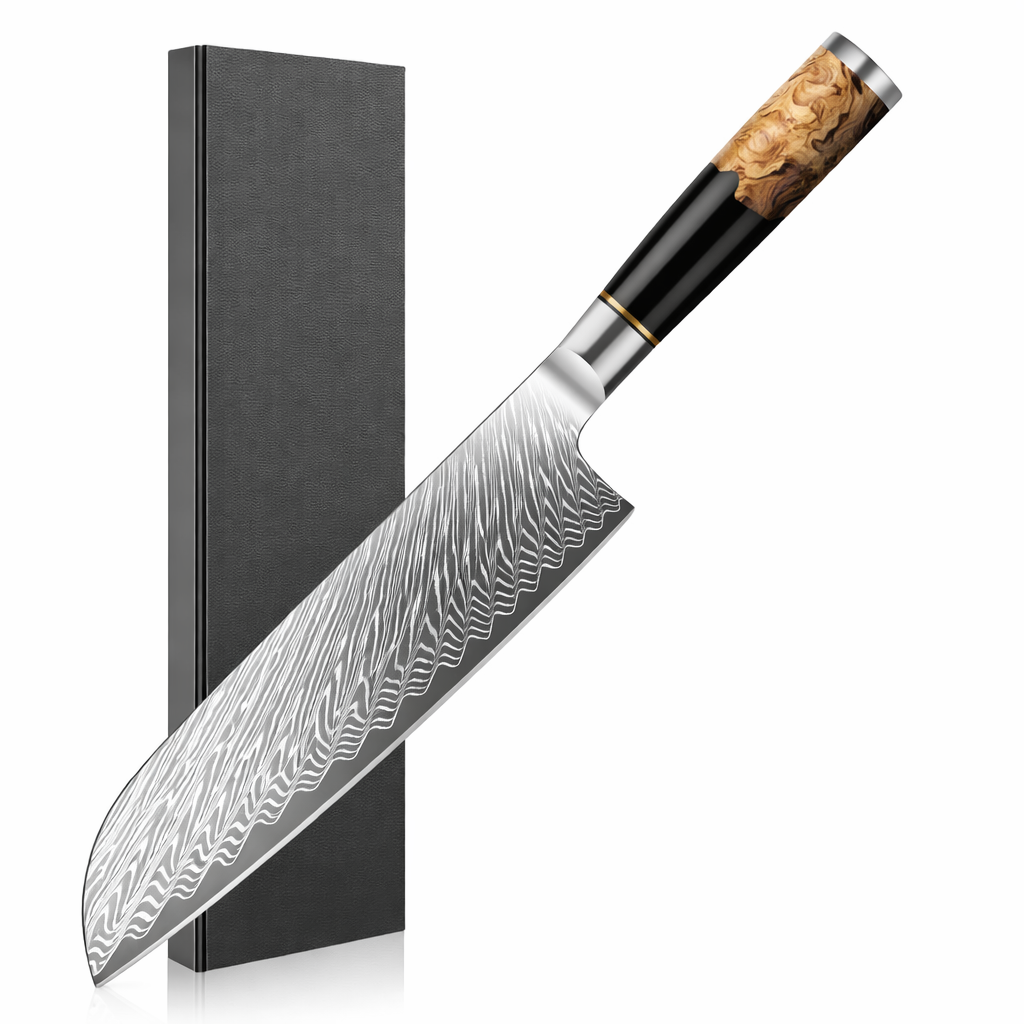 Tidal Black – 7" Santoku Knife