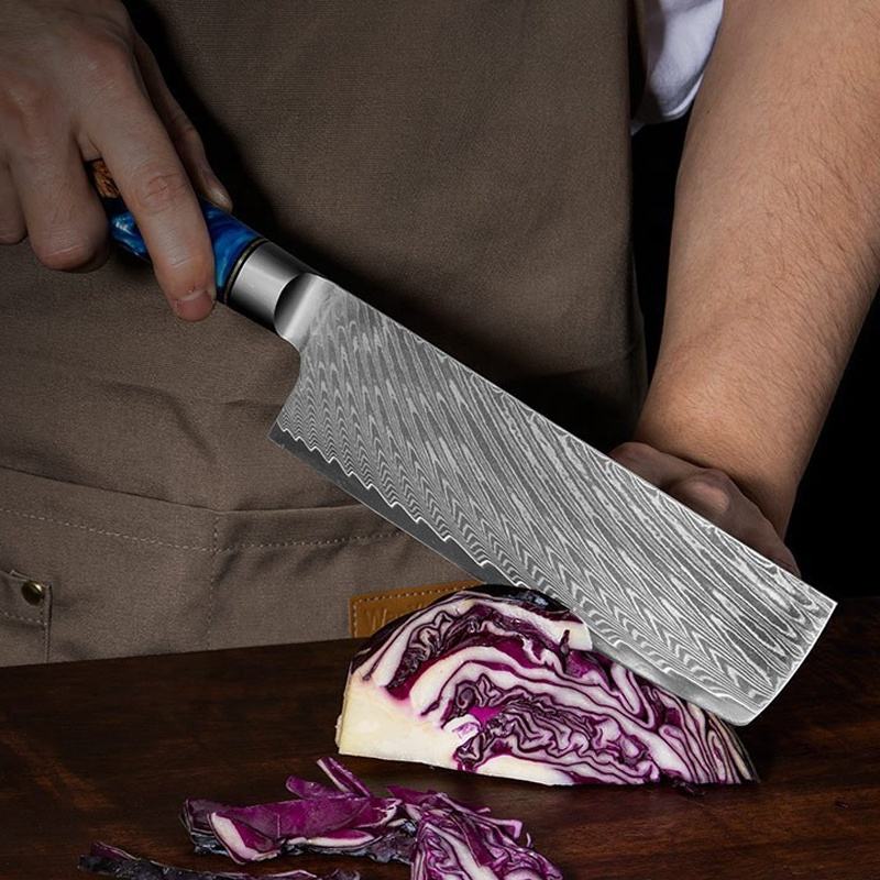 Tidal Blue – 7" Nakiri Knife